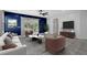 Comfortable living area with stylish furnishings and a view of the outdoors at 719 Straw Lake Dr, Brandon, FL 33510