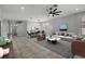 Well-designed living area with dining space and comfortable furnishings at 719 Straw Lake Dr, Brandon, FL 33510
