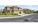 A well-maintained townhouse community with lush landscaping, paved driveways, and ample parking at 7657 Caponata Blvd, Seminole, FL 33777