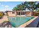 This home features a private outdoor pool, screened in lanai, and fenced yard at 8763 Matthew St, Seminole, FL 33772