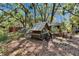 Exterior view of a chicken coop with a run at 9724 Hermit Hollow Ln, Gibsonton, FL 33534