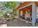 Exterior view of a shed used for storage at 9724 Hermit Hollow Ln, Gibsonton, FL 33534