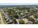 Aerial view of a neighborhood, showcasing tree-lined streets and single-Gathering homes at 1985 Hastings Dr, Clearwater, FL 33763