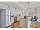 Modern kitchen boasts stainless steel appliances, granite countertops, and a breakfast bar at 226 5Th N Ave # 605, St Petersburg, FL 33701