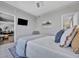 Bedroom featuring a neutral color palette, plush carpet, and a glimpse into the living area at 226 5Th N Ave # 605, St Petersburg, FL 33701