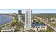 Modern high-rise with balconies and waterfront views, blending urban living with scenic beauty at 2910 W Barcelona St # 1902, Tampa, FL 33629