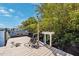 Waterfront home featuring a private boat dock for convenient access to the water at 294 Kentucky Ave, Crystal Beach, FL 34681