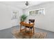 Cozy office with a built-in desk, natural light, and a view of the outdoors at 294 Kentucky Ave, Crystal Beach, FL 34681