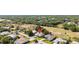 Aerial view of the property showcasing its location near a golf course and lush greenery at 30247 Fairway Dr, Wesley Chapel, FL 33543