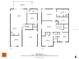 Two-story floor plan layout with detailed room dimensions and square footage at 4251 W Roland St, Tampa, FL 33609
