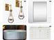 Bathroom sconces provide soft light at 4321 S Renellie Dr, Tampa, FL 33611