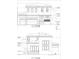 Architectural blueprint displaying the front and rear elevations of the house design at 4321 S Renellie Dr, Tampa, FL 33611