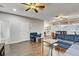 Comfortable living area with a spacious layout and modern decor at 7209 Meeting House Ln, Apollo Beach, FL 33572
