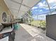 Spacious covered patio, ideal for outdoor entertaining and enjoying the backyard view at 2452 Big Pine Dr, Holiday, FL 34691