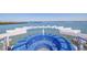 Jacuzzi on top of building showing open water and a sunny day at 12650 7Th E St, Treasure Island, FL 33706