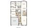 Detailed floor plan showcasing the layout of this home, including bedrooms and bathrooms at 13458 Tropical Breeze Way, Hudson, FL 34669