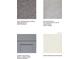 Selection of flooring, cabinetry, and counter styles for a modern home design at 13458 Tropical Breeze Way, Hudson, FL 34669