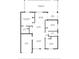 Detailed floor plan showing layout of the house, including room dimensions and locations at 15856 49Th N St, Clearwater, FL 33762