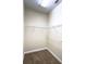 Walk-in closet with wire shelving and carpeted floor at 16127 Churchview S Dr, Lithia, FL 33547