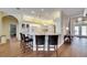 Well-lit kitchen with breakfast bar and seamless transition to the living area at 1806 Chickasaw Trl, Valrico, FL 33596