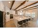 Gourmet kitchen featuring a large island, stainless steel appliances, and custom cabinetry at 21794 Pristine Lake Blvd, Land O Lakes, FL 34637