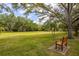 Relax on the grassy lawn beneath mature shade trees in the community park at 2690 Coral Landings Blvd # 112, Palm Harbor, FL 34684