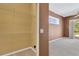 Walk-in closet with wire shelving is conveniently located in the main bedroom at 27054 Fordham Dr, Wesley Chapel, FL 33543