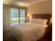 Comfortable bedroom with a queen bed and neutral tones, offering a relaxing retreat at 36750 Us 19 N # 3-124, Palm Harbor, FL 34684