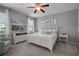 Relaxing bedroom featuring soft carpeting, neutral colors, and ample natural light at 424 Bahama Grande Blvd, Apollo Beach, FL 33572