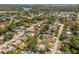 Beautiful neighborhood view featuring mature trees, well maintained homes and landscaping, with sidewalks at 8721 N Whittier St, Tampa, FL 33617