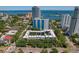 An aerial view of the residential building in a busy city at 105 4Th Ne Ave # 220, St Petersburg, FL 33701