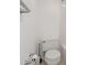 Close up of a toilet in the bathroom at 105 4Th Ne Ave # 220, St Petersburg, FL 33701