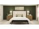 Serene main bedroom features a plush bed, soft lighting, and neutral tones at 13511 White Gold Run, Parrish, FL 34219
