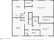 Detailed floor plan of the second floor with primary bedroom, primary bathroom and two additional bedrooms at 16528 Oley Ridge Ct, Tampa, FL 33624