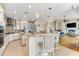 Spacious kitchen with an island, stainless steel appliances, and open layout, ideal for cooking and entertaining at 2081 Pointe Alexis Dr, Tarpon Springs, FL 34689
