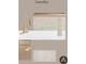The laundry room features white countertops, beige subway tile backsplash, and a wood shelf at 211 29Th Ave N, St Petersburg, FL 33704