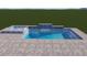 Enjoy a refreshing swim in this luxurious in-ground pool, complete with a separate spa area at 211 29Th Ave N, St Petersburg, FL 33704
