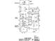 Blueprint floor plan of the home's second floor features bedrooms, bathrooms, closets, and an office at 211 29Th Ave N, St Petersburg, FL 33704