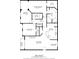 Detailed floor plan showcasing the layout, dimensions, and room names for the property at 2746 Via Tivoli # 135A, Clearwater, FL 33764