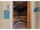 Inviting sauna room with wooden benches, providing a relaxing and therapeutic experience at 2746 Via Tivoli # 135A, Clearwater, FL 33764