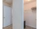 Walk-in closet with organized shelving and storage space at 4101 W Nassau St, Tampa, FL 33607