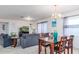 Open living and dining areas filled with light and stylish furnishings at 4101 W Nassau St, Tampa, FL 33607