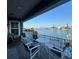 Balcony with seating area and amazing views of the water at 460 137Th Avenue Cir, Madeira Beach, FL 33708