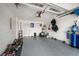 Spacious garage with epoxy floors and ample storage for all your gear and projects at 460 137Th Avenue Cir, Madeira Beach, FL 33708