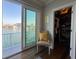 Lovely main bedroom with a view of the water and a walk-in closet at 460 137Th Avenue Cir, Madeira Beach, FL 33708