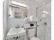 Bright bathroom features new fixtures, new lighting and tiled shower at 4753 48Th N Ave, St Petersburg, FL 33714