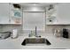 Clean kitchen sink with view of the back yard. Stylish accents provide nice detail at 4753 48Th N Ave, St Petersburg, FL 33714
