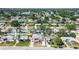 Overhead view capturing residential neighborhood with lush trees and well-maintained homes at 5931 33 N Ave, St Petersburg, FL 33710