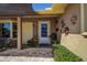 Inviting front entrance featuring a stylish door and decorative accents at 5931 33 N Ave, St Petersburg, FL 33710