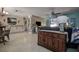 Open-concept living room featuring modern decor and abundant natural light at 5931 33 N Ave, St Petersburg, FL 33710